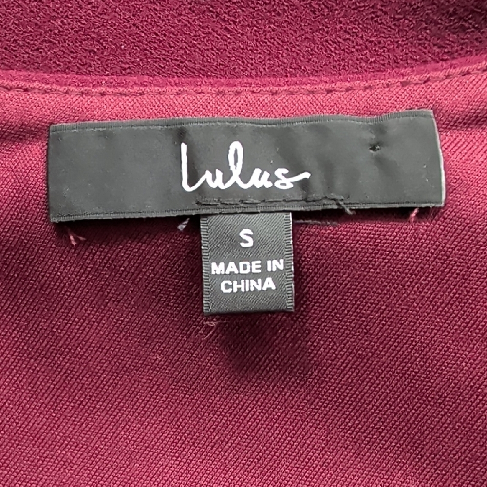 Lulu's One-Shoulder Plum Dress - Picture 2 of 5